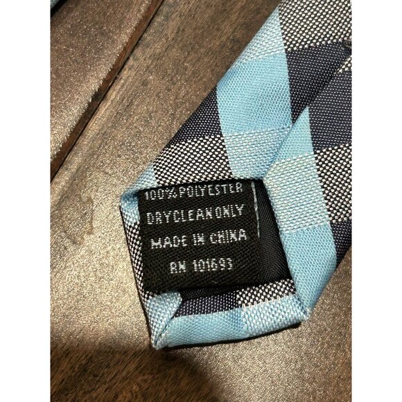 MLB Tampa Bay Rays Checkered Tie Blue One Size Adjustable Fit Active Sportswear - Picture 4 of 7